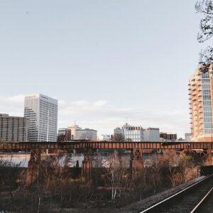 Train tracks in Richmond, VA (RVA)