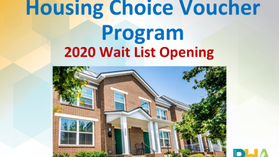 Tenant-based HCVP Waiting List Opens 10/12/2020